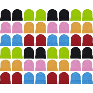 48 Pack Winter Beanies