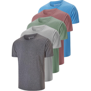 5 Pack Men's Dry Fit T Shirts