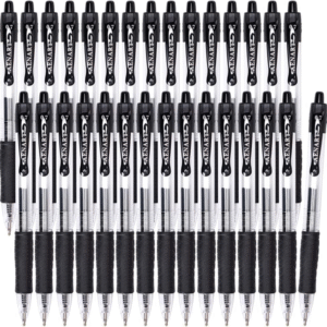 Gel Pens, 30 Pack Black Gel Pen Fine Point
