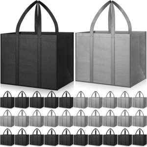 Hillban 30 Pack Reusable Grocery Bags Bulk