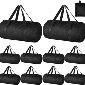 Silkfly 10 Pcs Duffle Bag Large Foldable Gym Bag T