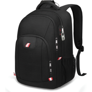 Travel Laptop Backpack, Black Backpack for Men and Women