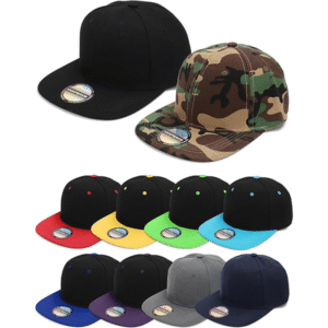 10 Pack Blank Snapback Hats for Men