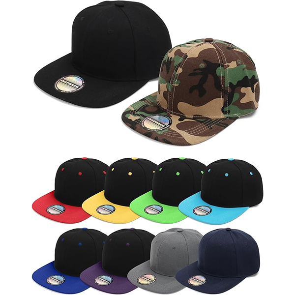 10 Pack Blank Snapback Hats for Men