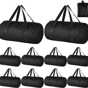 10 Pcs Duffle Bag Large Foldable Gym Bag Travel Duffel Bag