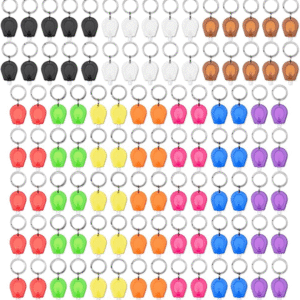 100 Pack Ultra Bright Mini LED Keychain Flashlight