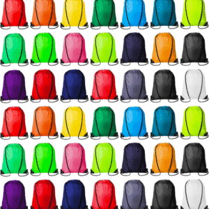42 Pcs Drawstring Backpack Bags