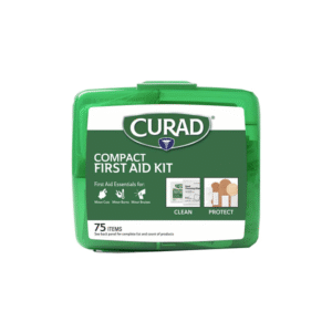 CURAD Compact First Aid Kit, 75 Pieces