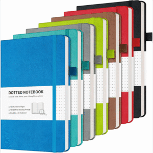 Dotted Journal Notebook, 7 Pack