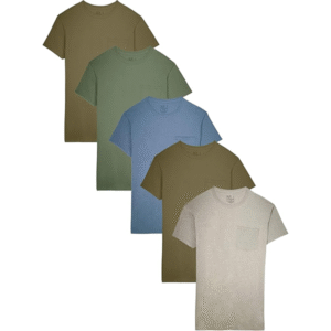 Fruit of the Loom Men's Pocket T-Shirt Multipack (5 Pack)