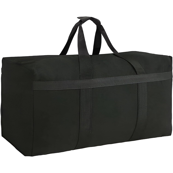 Oversized Storage Duffle Bag Canvas Heavy Duty Moving Bag
