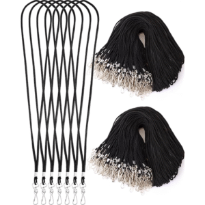 Patelai 300 Pcs Woven Breakaway Lanyards