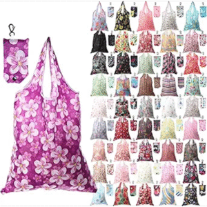 Paterr 46 Pcs Foldable Reusable Grocery Bags Bulk