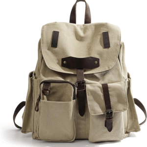 Vintage Canvas Backpack for Men & Women