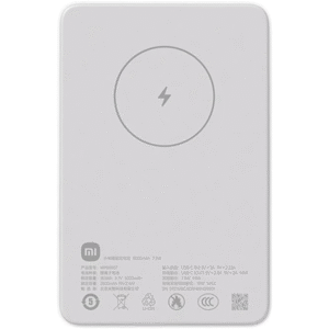 XIAOMI Magnetic Power Bank 5000mAh, 12mm Slim Portable Wired & Wireless
